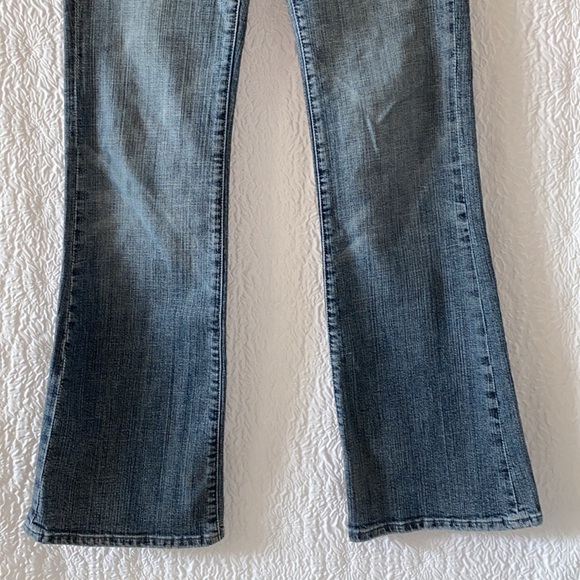See Thru Soul Fit & Flare, Bootcut Distressed Jeans - Picture 5 of 16